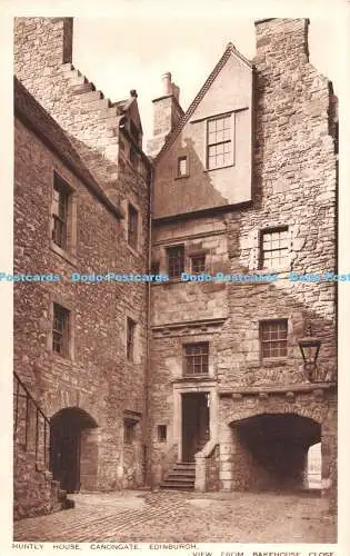 R483617 Edinburgh Huntly House Canongate Blick vom Backhaus in der Nähe von Francis Caird