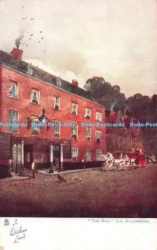 R483619 In Dickens Land The Bull Inn Rochester Tuck Oilette 1164