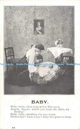 R487237 Baby Living Bild H G L Serie 1904