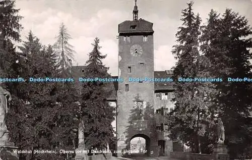 R488841 Waldshut Hochrhein Oberes Tor mit Durchblick zum Unteren Tor Erwin Burda