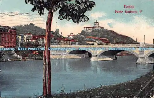 R483771 Torino Ponte Umberto M G C in T 1920