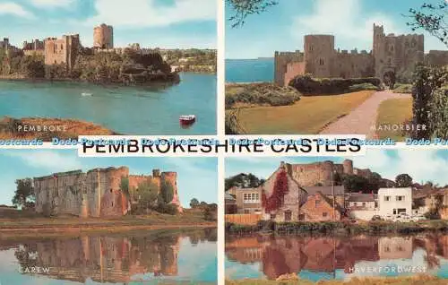 R485916 Pembrokeshire Castles Pembroke Carew J Salmon Multi View