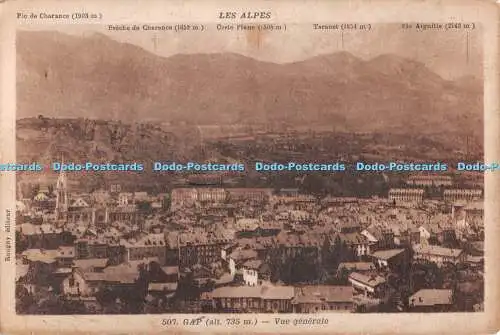 R487371 Les Alpes Gap Vue Generale Rougny