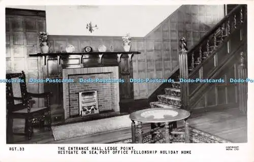R483825 The Entrance Hall Ledge Point Westgate on Sea Post Office Fellowship Hol
