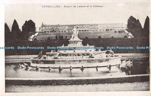 R489045 Versailles Bassin de Latone et le Chateau A Cosse