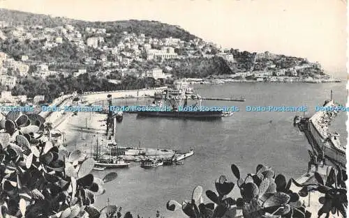 R486061 Nice Vue generale sur le Port et le Mont Boron A D I A 1955