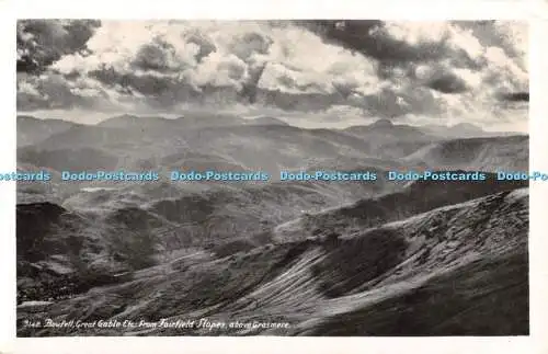 R486111 Bowfell Great Gable Etc from Fairfield Slopes oberhalb von Grasmere G P Abraham