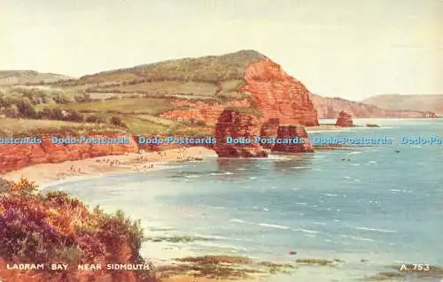 R489117 Ladram Bay Near Sidmouth Valentine Art Farbe Brian Gerald