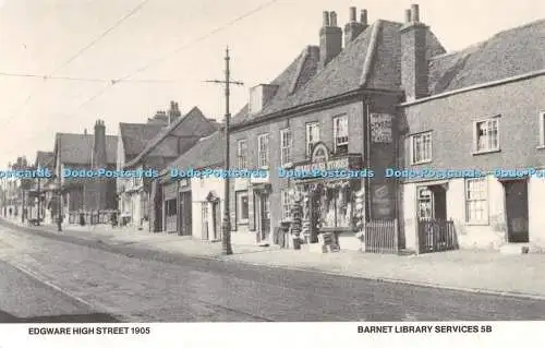 R487580 Edgware High Street 1905 Barnet Library Services 5B