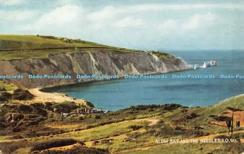 R487585 Alum Bay and the Needles I O W Salmon Cameracolour 1129c