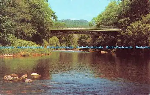 R487586 Waterloo Bridge River Conwy Betws y Coed Salmon 1982