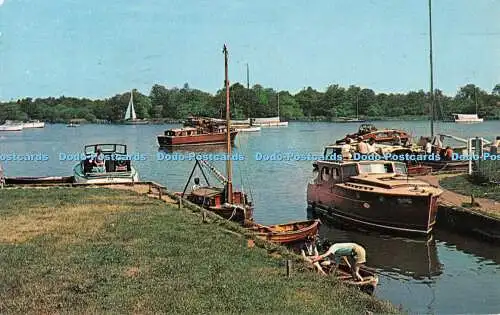 R487594 Malthouse Broad from Ranworth EJN 30 Ernest Joyce C J Nicholas AIBP Plas