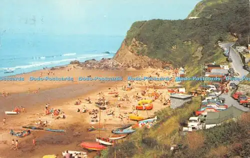 R484027 Tresaith The Beach Photo Precision Colourmaster International 1977