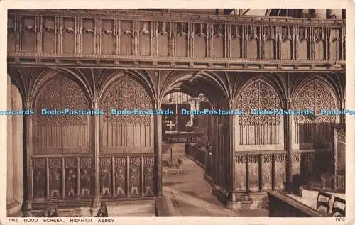 R486215 Hexham Abbey The Rood Screen Walter Scott