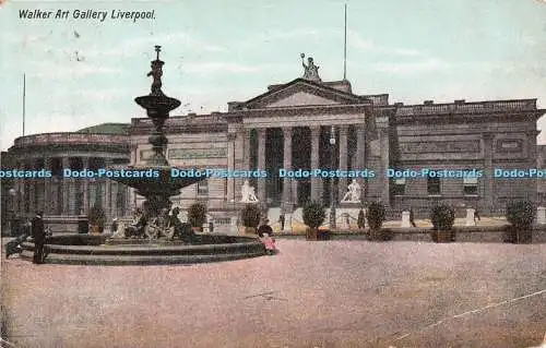 R489202 Liverpool Walker Art Gallery Postkarte 1906