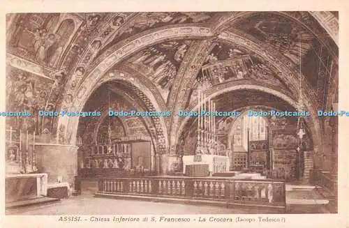 R486220 Assisi Chiesa Inferiore di S Francesco La Crocera Lacopo Tedesco E Zubbo