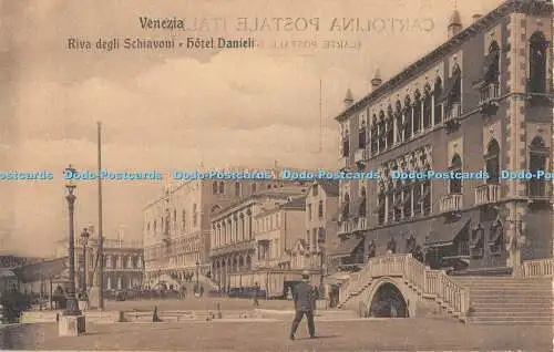 R486224 Venezia Riva degli Schiavoni Hotel Danieli E V Marangoni