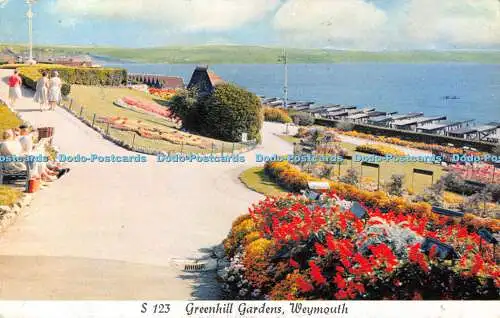 R484109 Weymouth Greenhill Gardens D H Greaves 1961