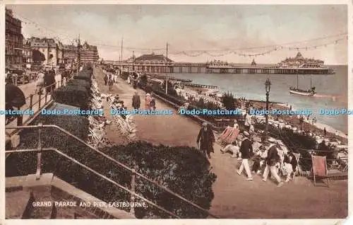 R487691 Grand Parade and Pier Eastbourne 1931