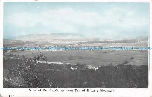 R486241 Blick auf Penn Valley vom Gipfel des Nittany Mountain Auburn Postkarte Herstellungsjahr