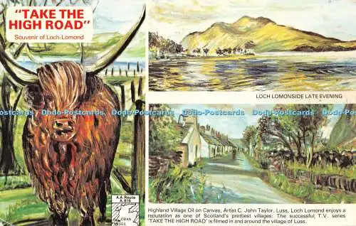 R484126 Nehmen Sie die High Road Souvenir von Loch Lomond The Highlands Arts Exhibition