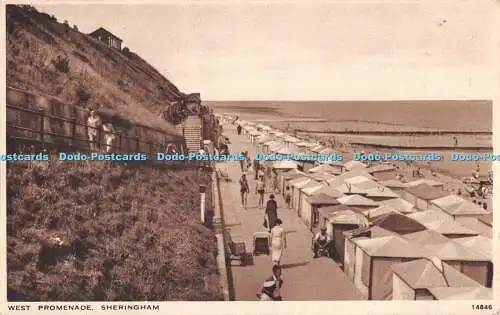 R487698 West Promenade Sheringham 14846 Salmon Gravure Style