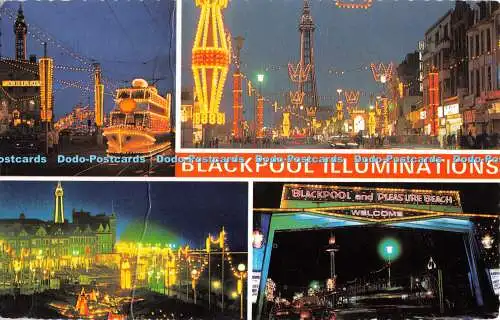 R484128 Blackpool Illuminations Bamforth Color Gloss View Serie Multi View