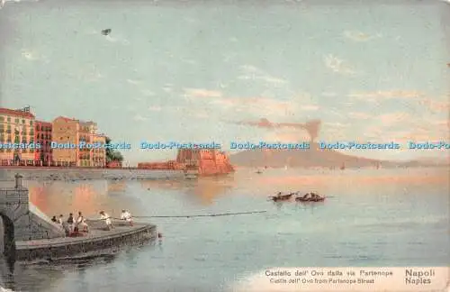 R489234 Napoli Castle Dell Ovo From Partenope Street Misch Touro Graphs Series N