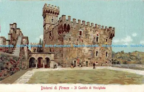 R489237 Dintorni di Firenze Il Castello di Vincigliata Pilade Lapi S Giovanni Va