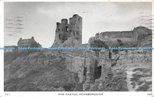 R484141 Scarborough The Castle Chadwick Studio Yorkshire Serie 1952