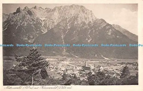 R486261 Mittenwald mit Karwendel Franz Josef Huber Nr 13