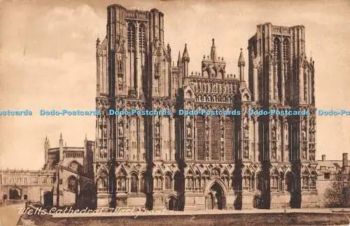 R484147 Wells Cathedral West Front T W Phillips City Studio Frith Serie Nr 2386