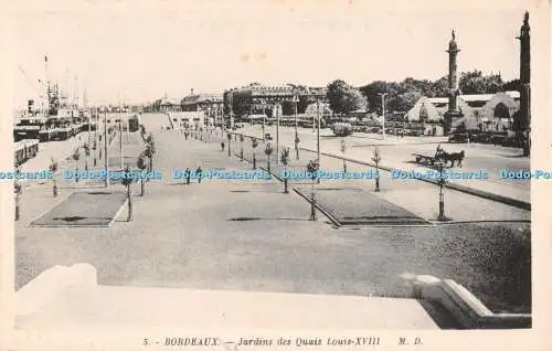 R489256 Bordeaux Jardins des Quais Louis XVIII Marcel Delboy