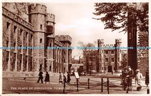 R487724 The Place of Execution Tower of London 240 Excel Serie RP