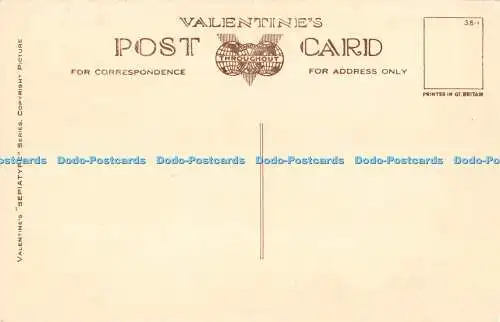 R484151 Rosslyn Castle and Chapel Valentine Sepiatype