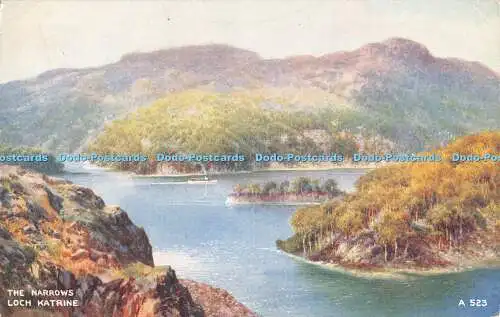 R484152 Loch Katrine The Narrows Valentine Art Farbe Brian Gerald