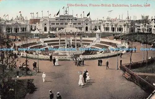 R487732 Elite Gardens Franco British Exhibition London 1908 Valentines Series