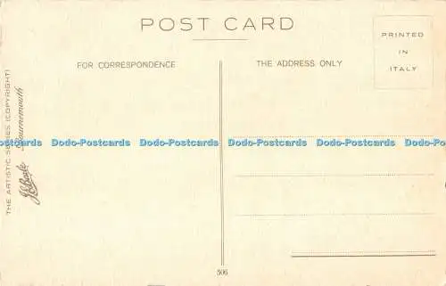 R486275 Bournemouth The Zick Zag Path J E Beale The Artistic Series