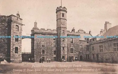 R484161 Palace Courtyard Edinburgh Castle Showing Crown Room Queen Mary Bedroom