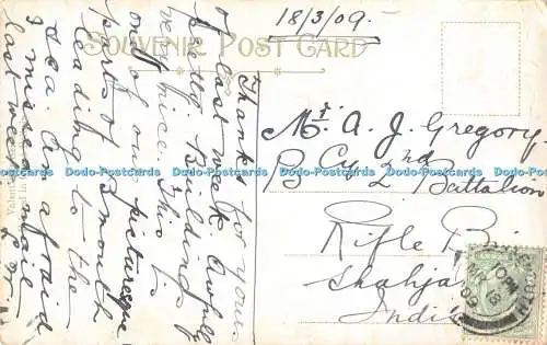 R486276 Bournemouth Durley Chine Valentine 1909