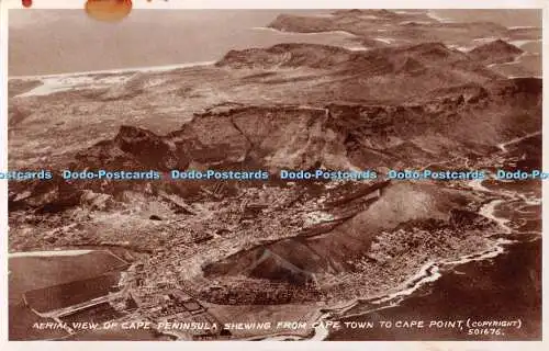R487740 Luftaufnahme der Kaphalbinsel zeigt von Kapstadt nach Cape Point 50167