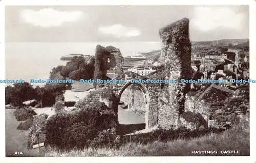 R489281 Hastings Castle Postkarte