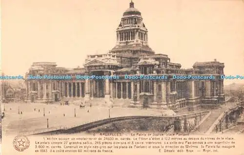 R484174 Bruxelles Le Palais de Justice Place Poelaert E Desaix