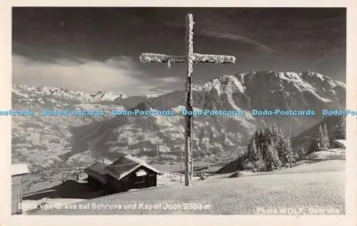 R489290 Blick Von Grabs auf Schruns und Kapell Joch Wolf