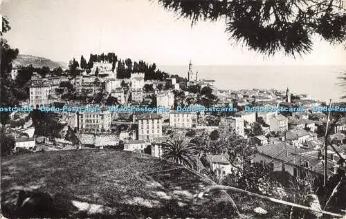 R486303 Cote D Azur Menton Vue Generale Collect Riviera 1958