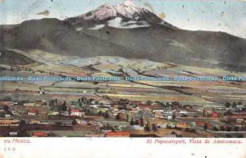 R484207 Mexico El Popocatepetl Vista de Amecameca J C S