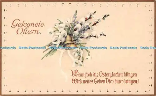 R484242 Gesgnete Ostern W H B Postkarte