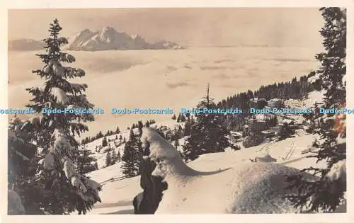 R487829 1400 Blick g Rigi Kaltbad und Pilatus Nebelmeer J Gaberell Thalwil