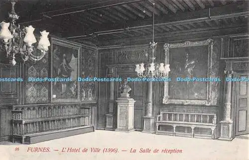 R484337 Furnes L Hotel de Ville La Salle de Reception Th Van Den Heuvel