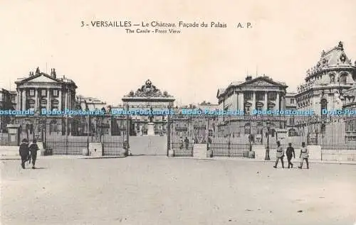 R484356 Versailles Das Schloss Frontansicht A Papeghin